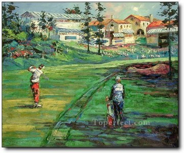 Sport Painting - yxr0043 impressionism sport golf